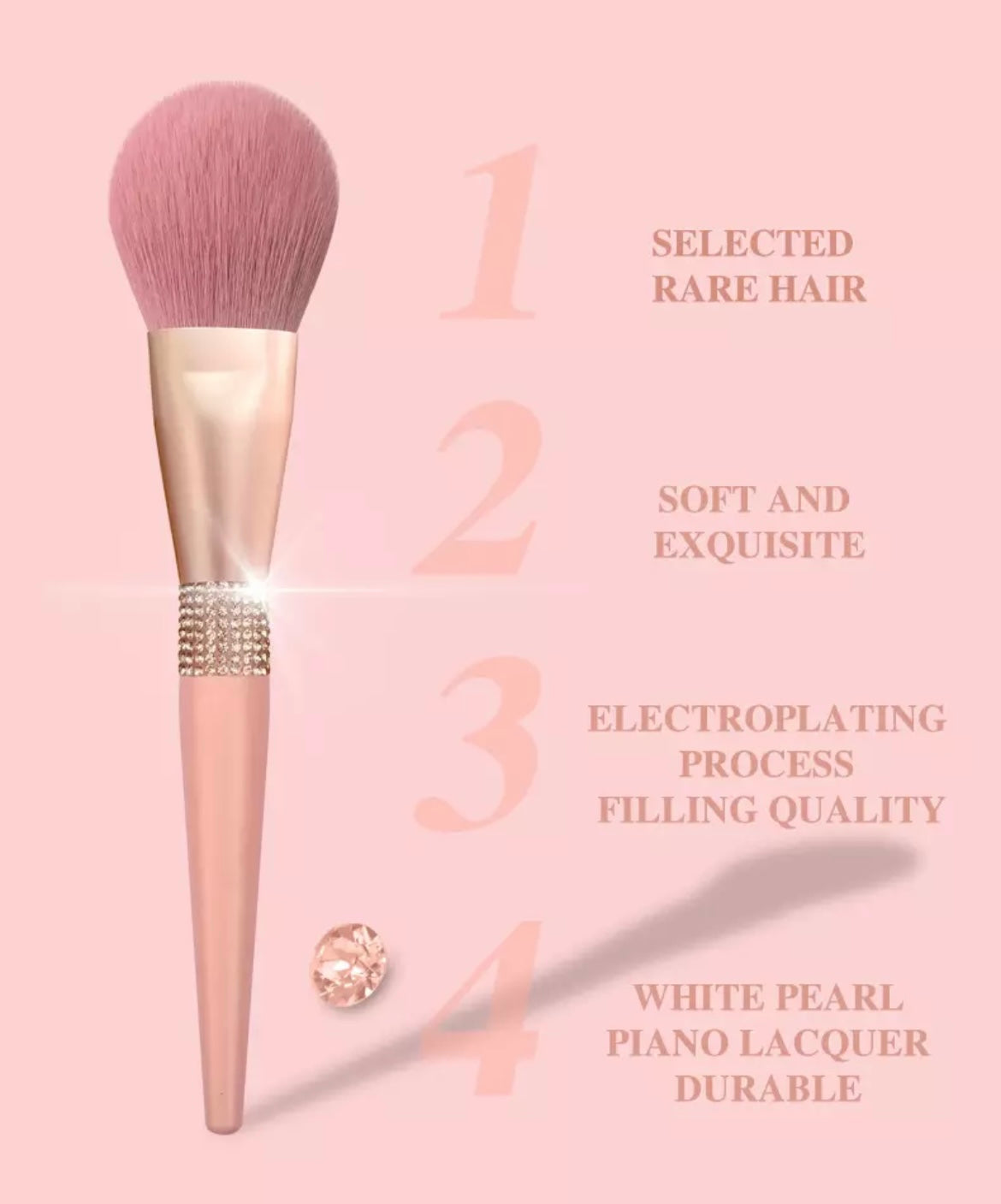 VIP Anastasia Sparkle Make Up Brush Set