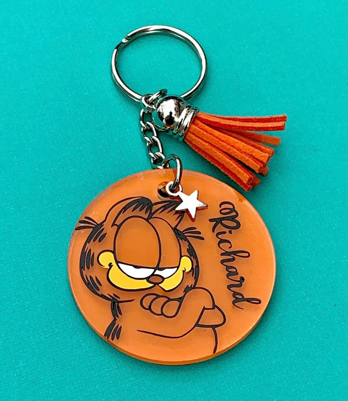 Garfield Personalised Keyring