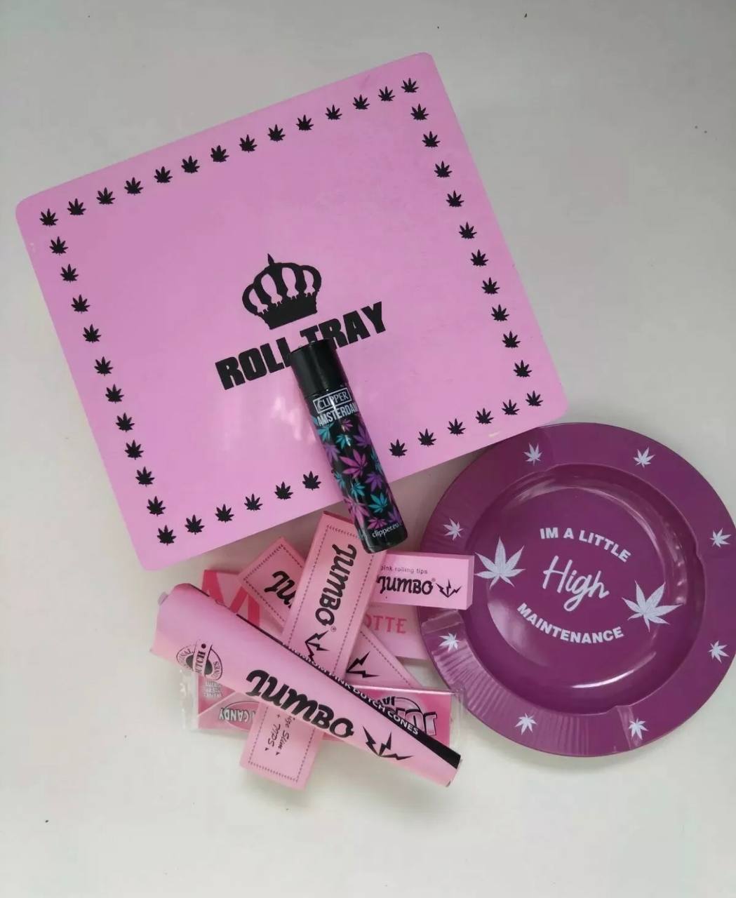 Pink Editon Weed Rolling Box Set