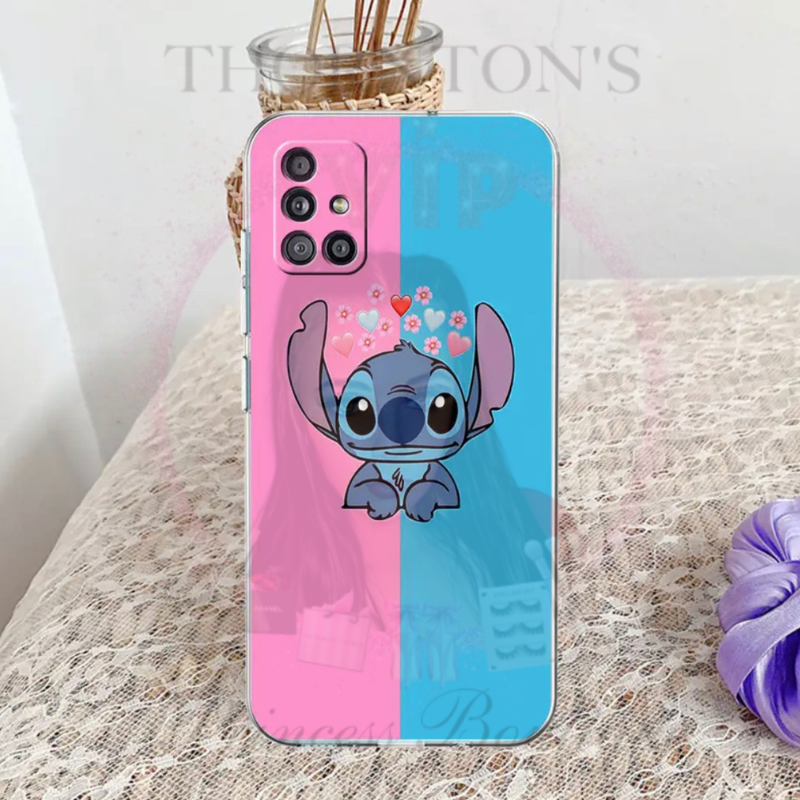 Stitch Pink & Blue Samsung Case