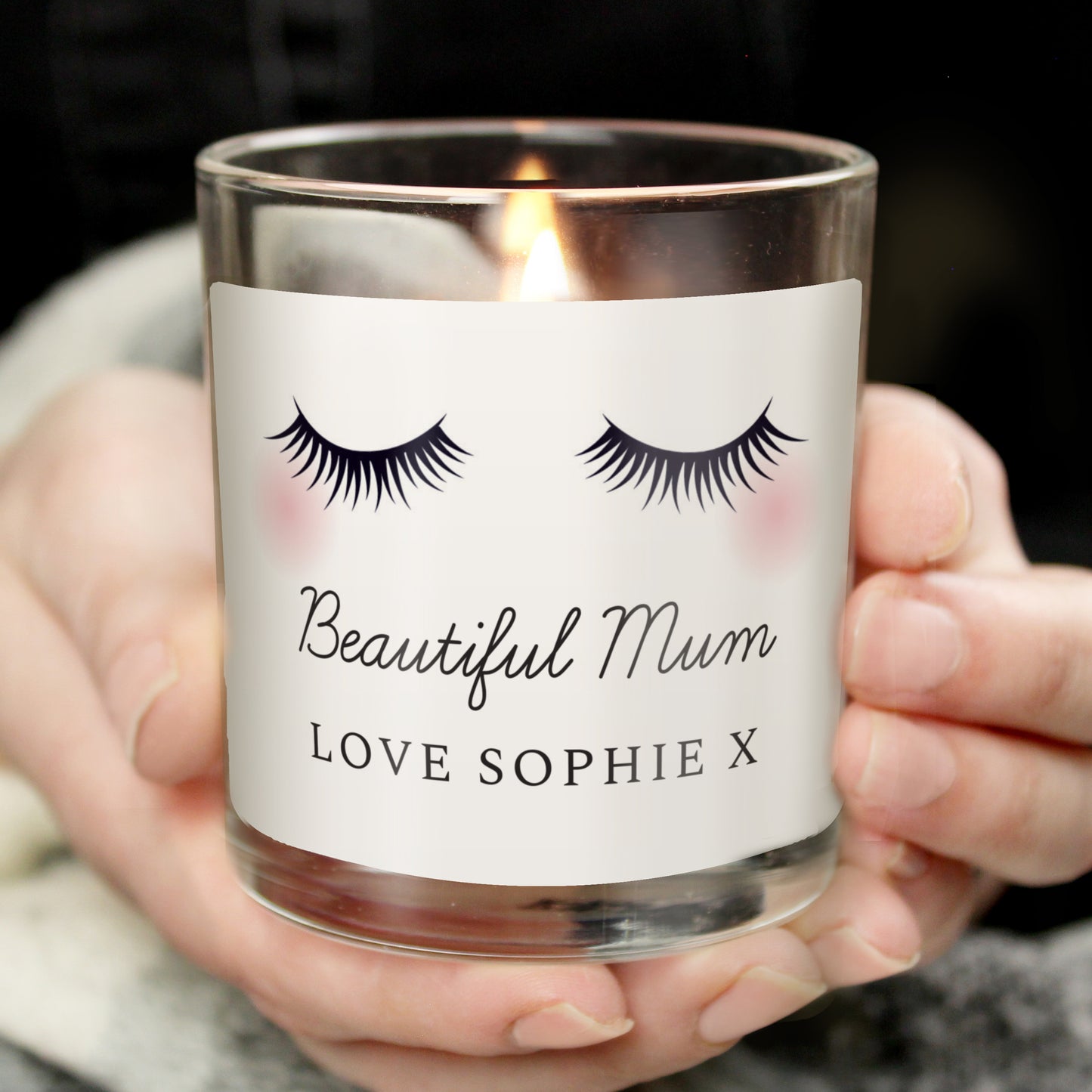 Eyelashes Scented Jar Candle