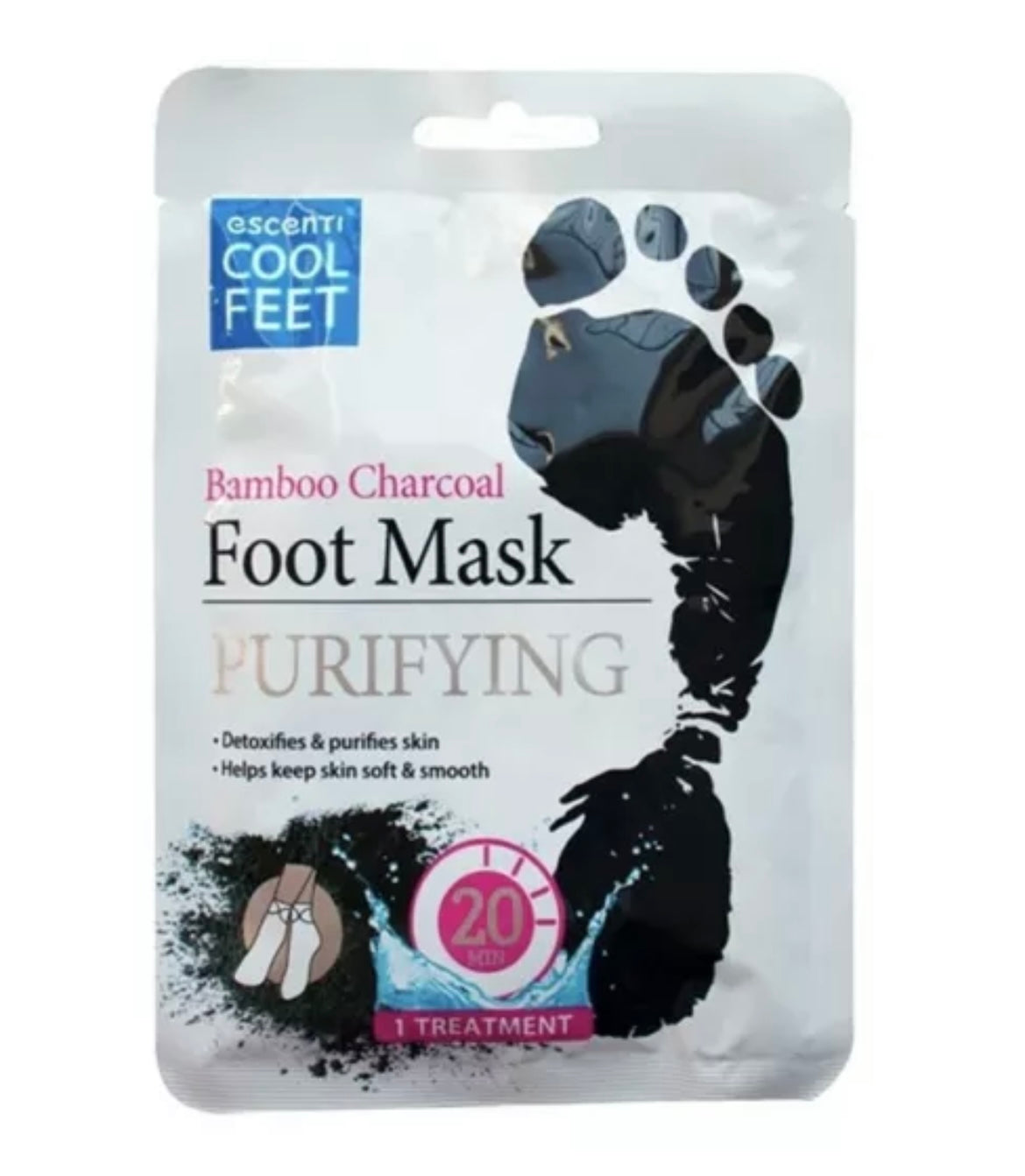 Bamboo Charcoal Purifying Foot Pack
