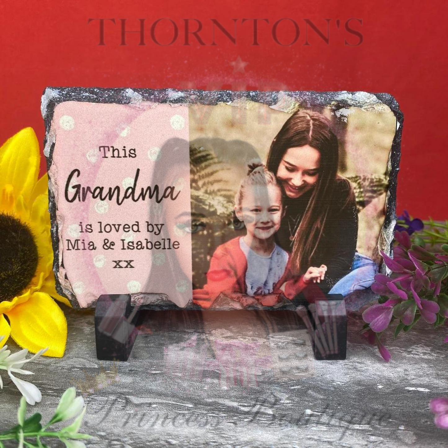 Personalised Slate Photo Print