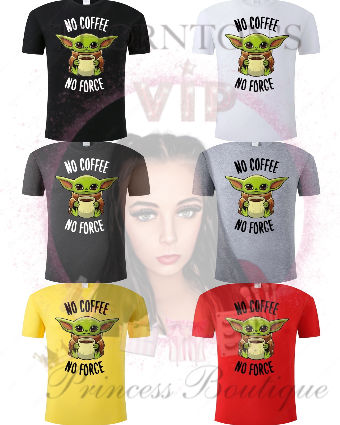 No Coffee Baby Yoda T-Shirt