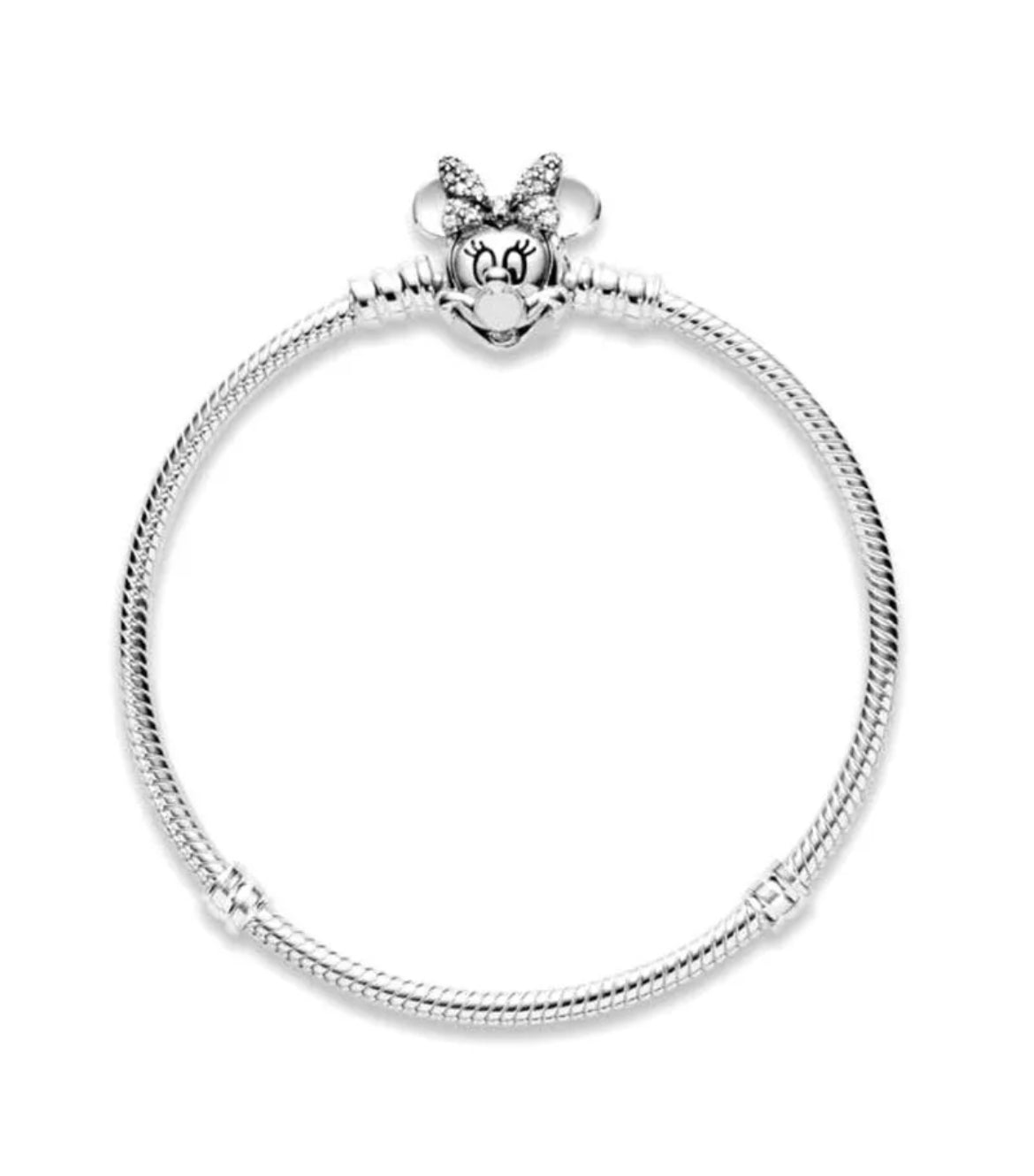 Minnie Mouse Snake Chain Bracelet