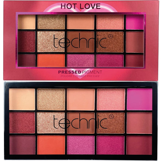 Technic Hot Love Pressed Pigment Eyeshadow Palette