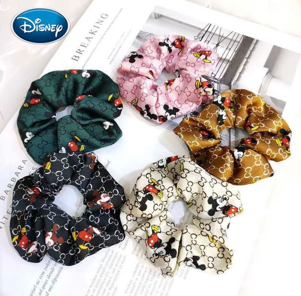 Mickey Mouse Hair Scrunchie