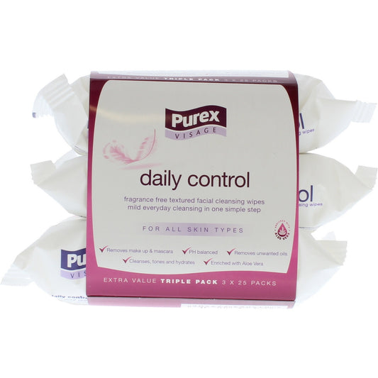 Purex Daily Control Face Wipes