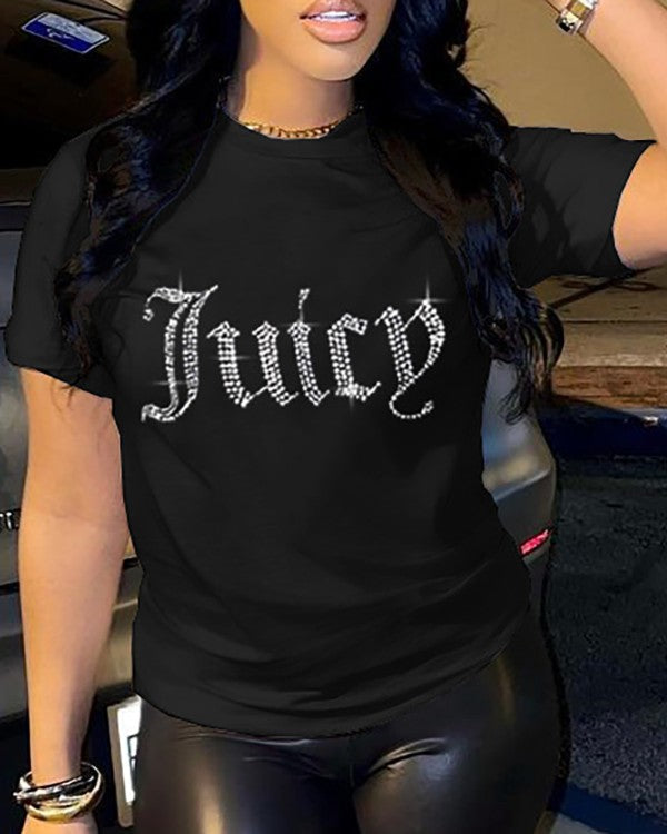 Juicy Rhinestone T-Shirt