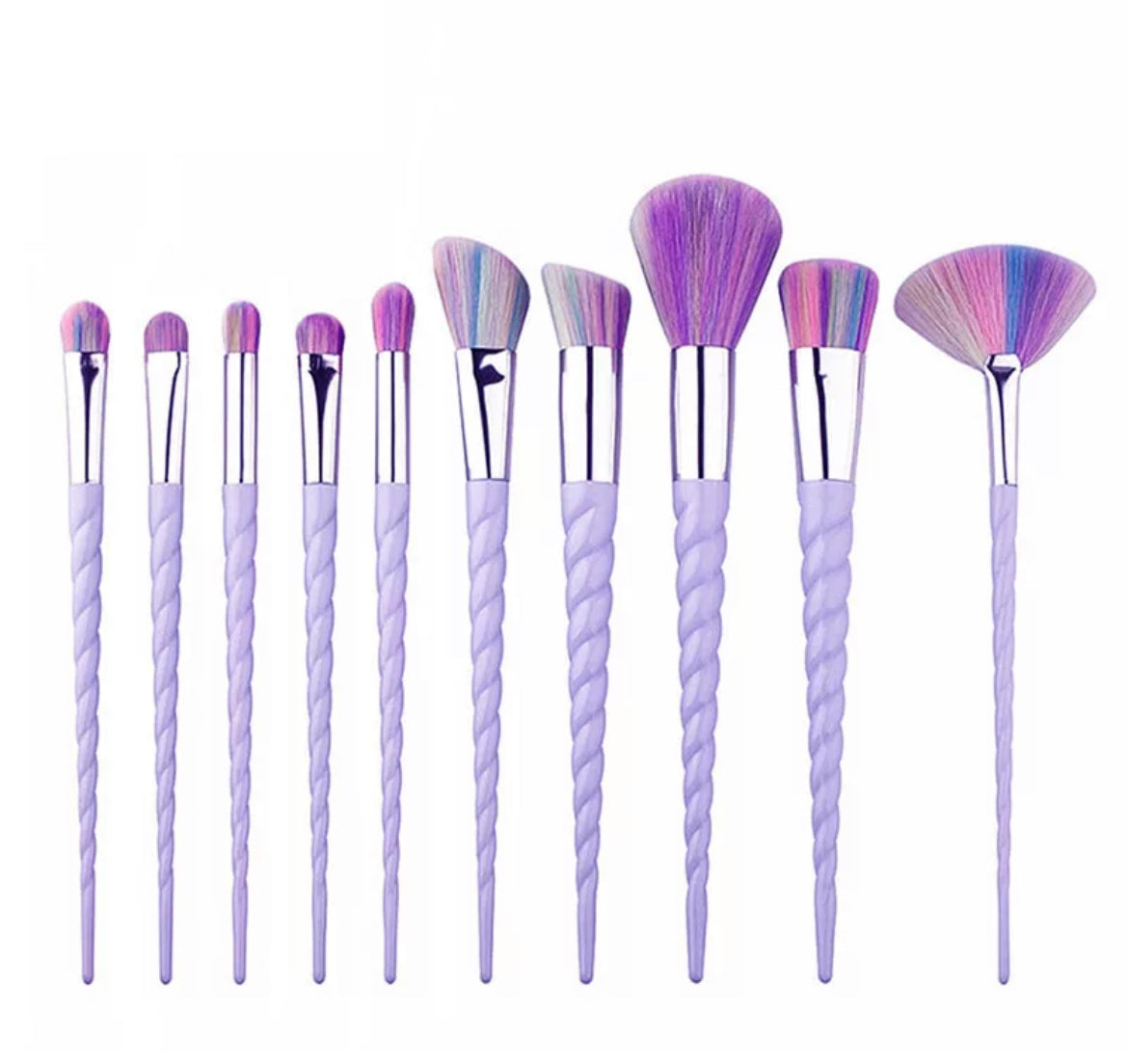 Purple Unicorn Makeup Brush Set