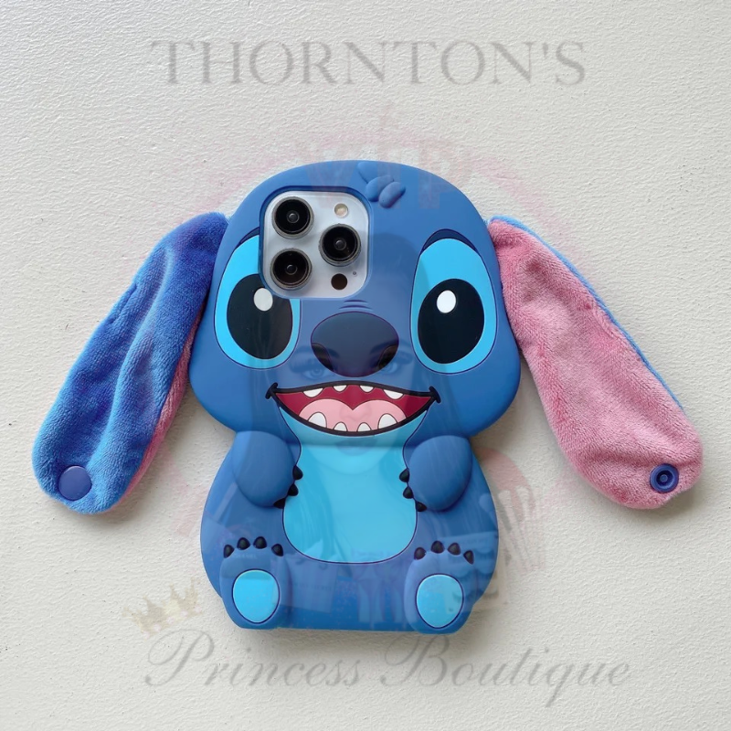 3D Blue Monster Silicone Iphone Case