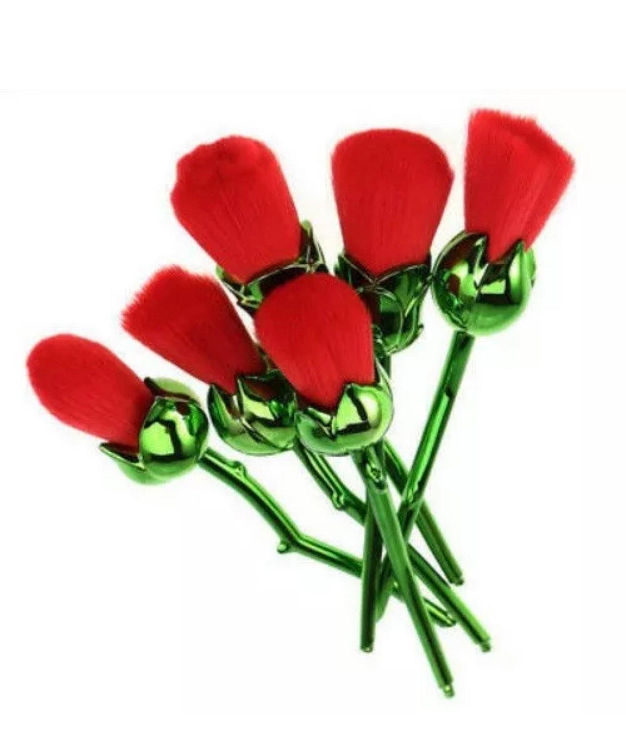 Red Rose 6Pc Make Up Brush Set