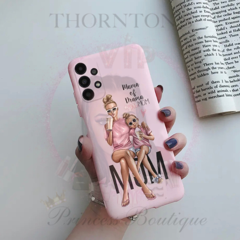 Sassy Mum & Daughter Pink Samsung Case