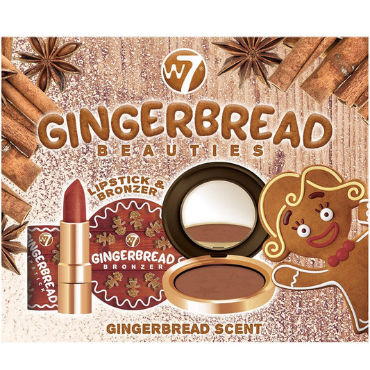 W7 Gingerbread Beauties Bronzer And Lipstick Gift Set