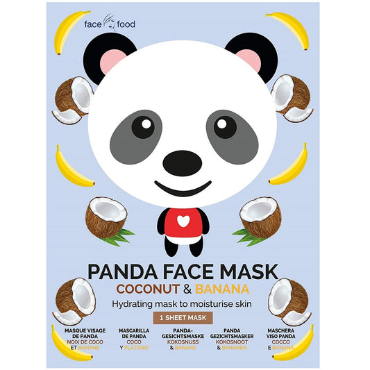 Montagne Jeunesse 7th Heaven Panda Face Sheet Mask with Coconut and Banana to Hydrate and Moisturise Skin