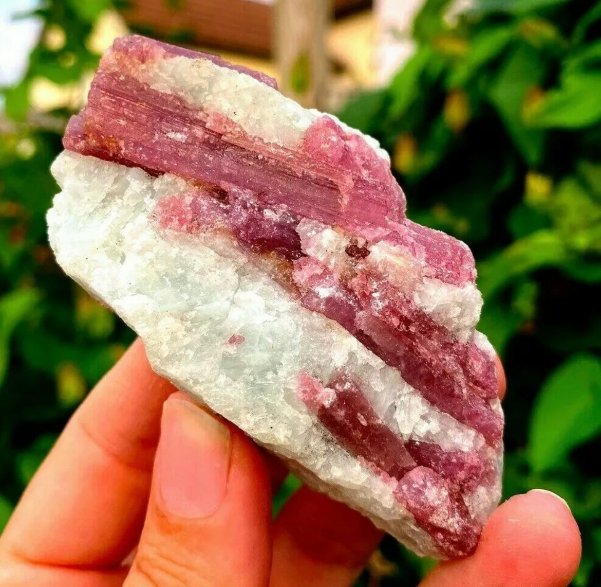 Pink Tourmaline Raw Crystal