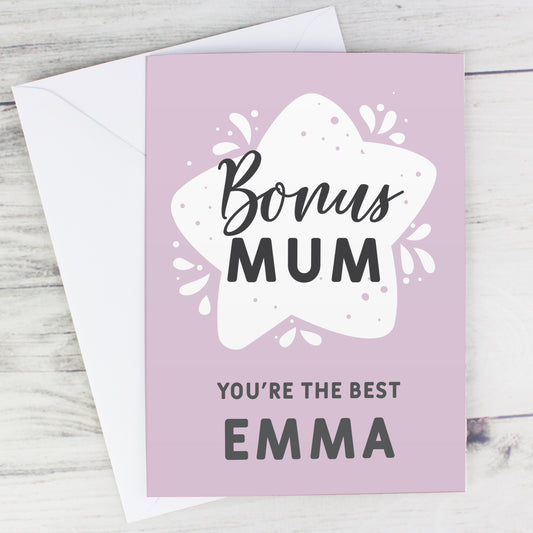 To My Bonus Mum Card