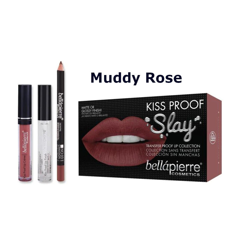 Bellapierre Kiss Proof Slay Lip Collection Liquid Lipstick Kit