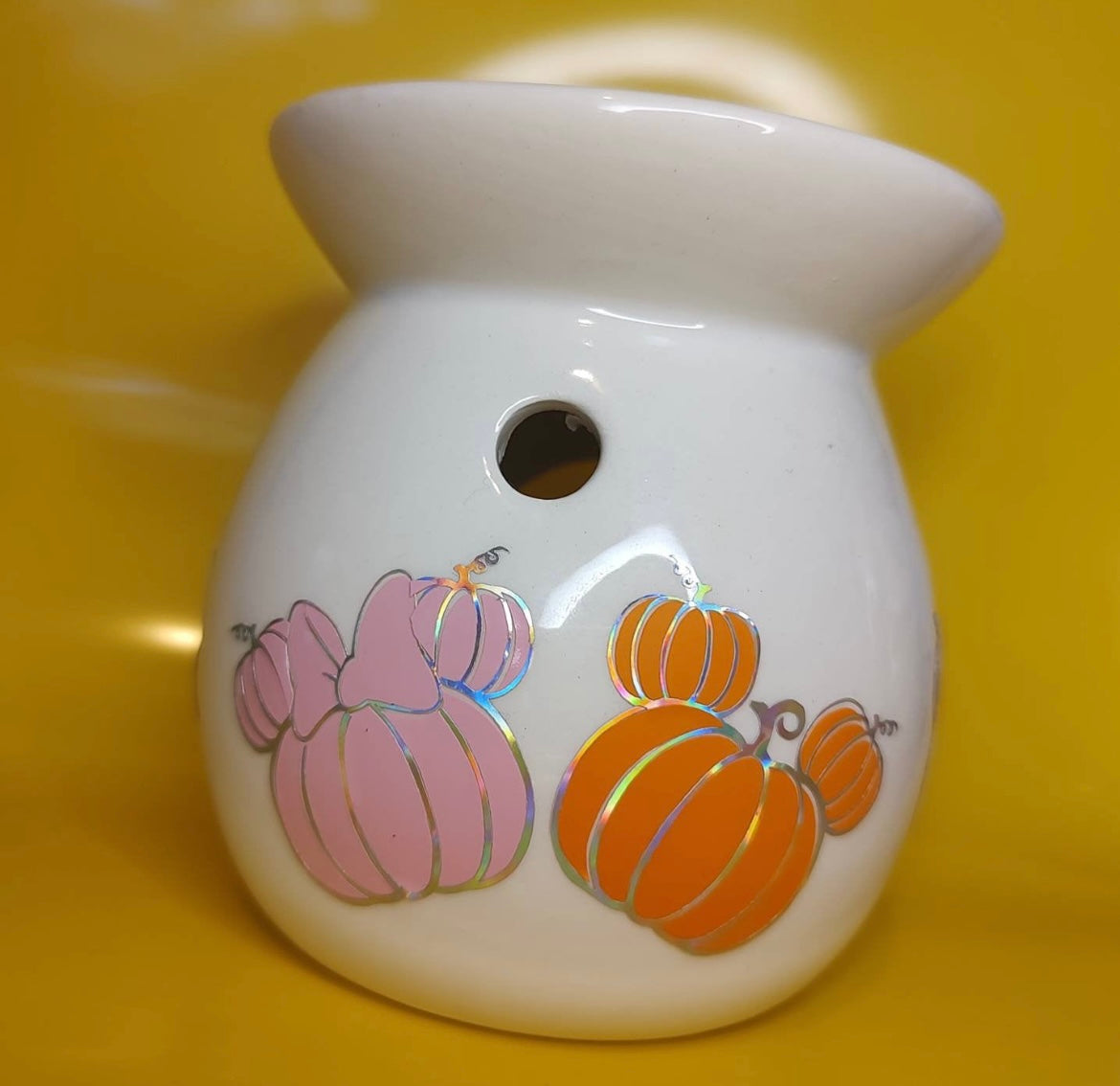 Mickey Pumpkin Head Ceramic Wax Burner
