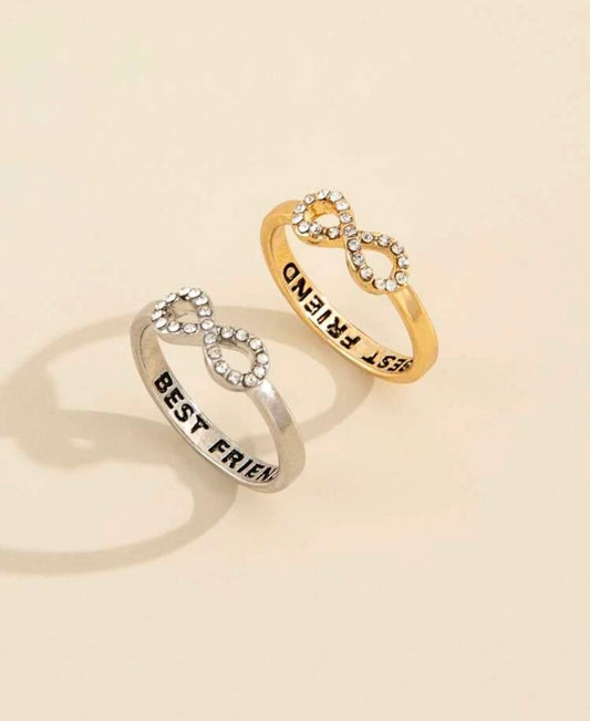 Best Friend Infinity Rings