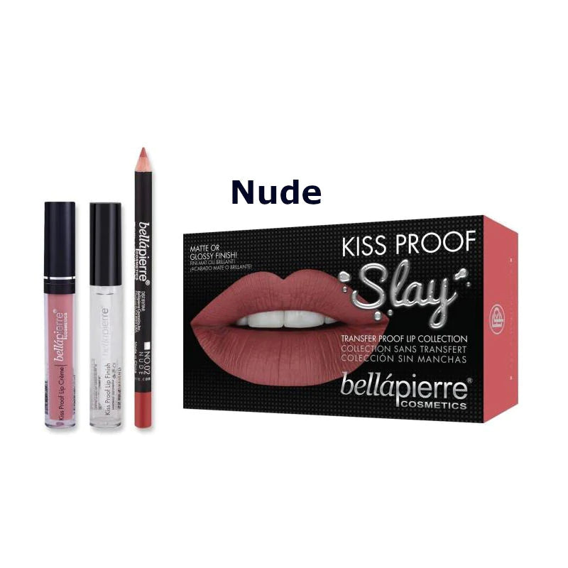 Bellapierre Kiss Proof Slay Lip Collection Liquid Lipstick Kit