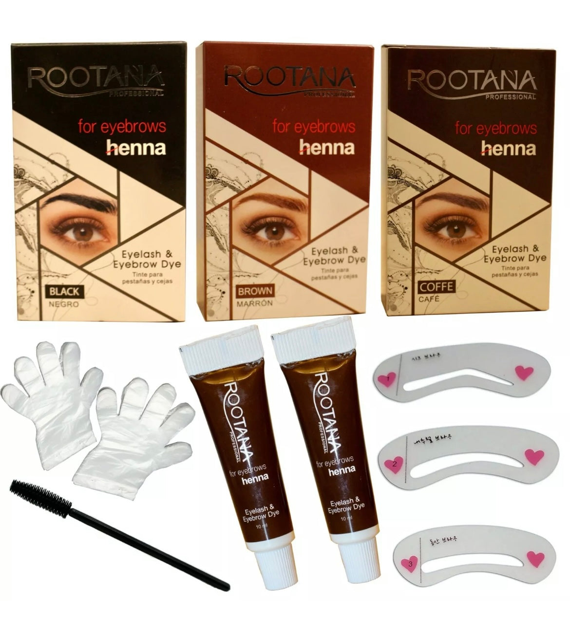 DIY Henna Eyebrow Kit