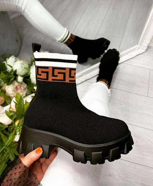 Alison Sock Ankle Boots