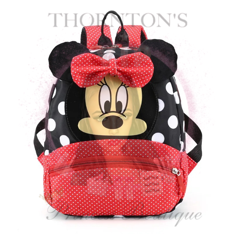 Kids Red Minnie Backpack