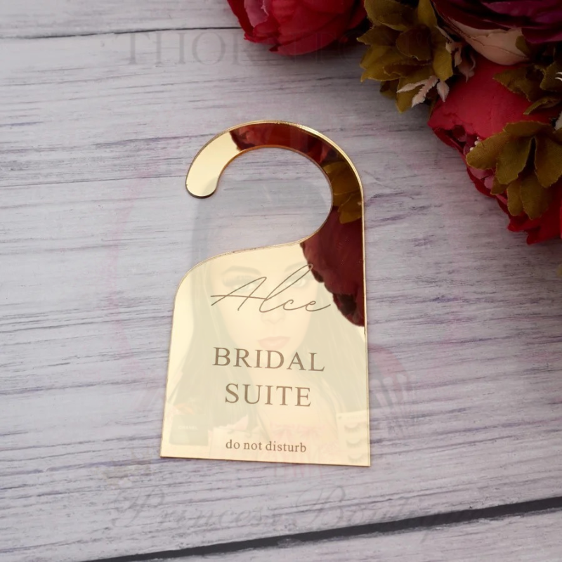 Personalised Bridal Suite Door Hanger