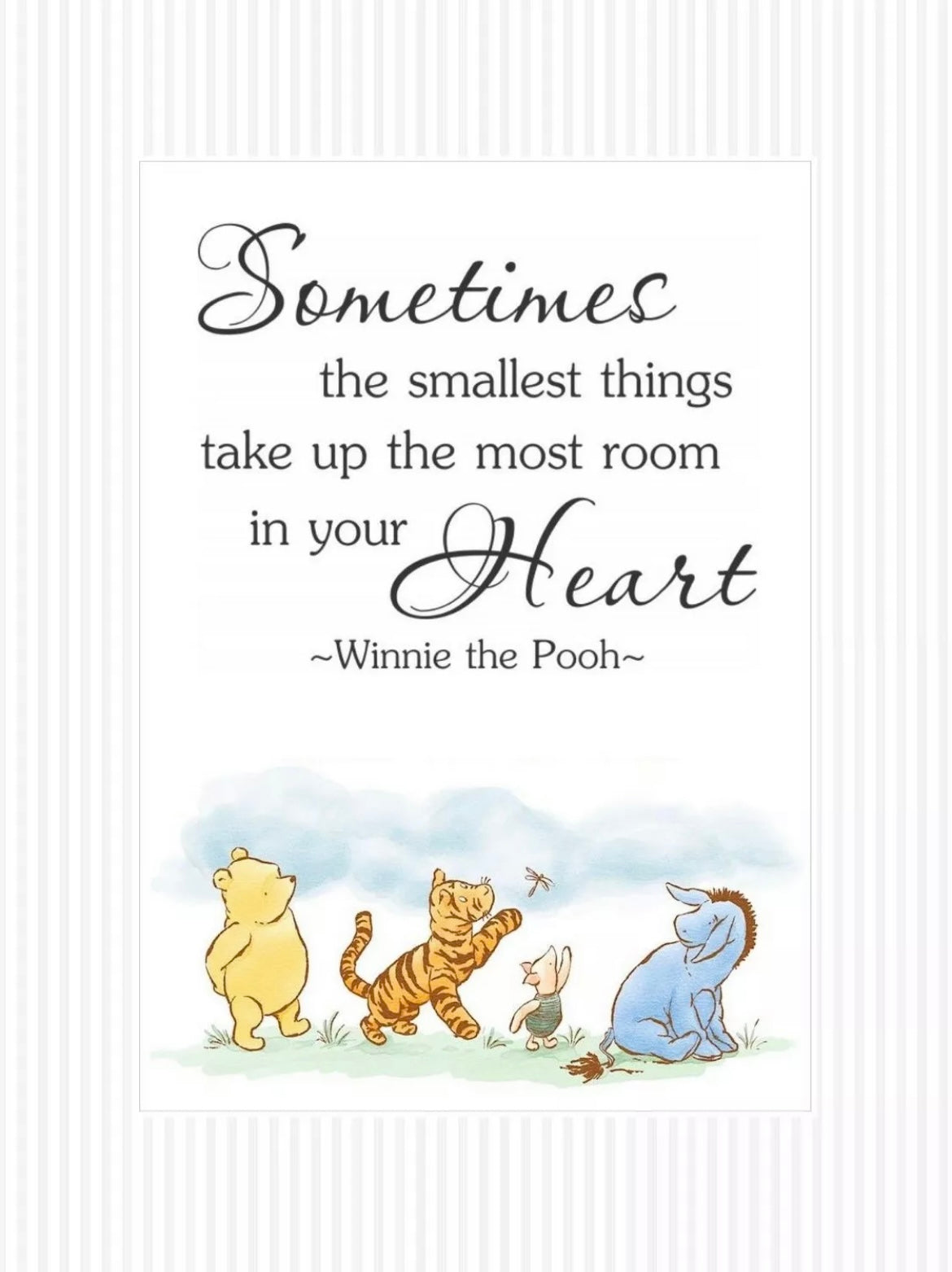 Winnie The Pooh Wall Art Quote