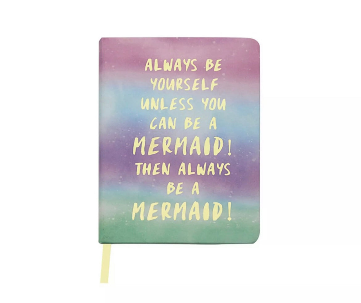 Mermaid Quote Notebook