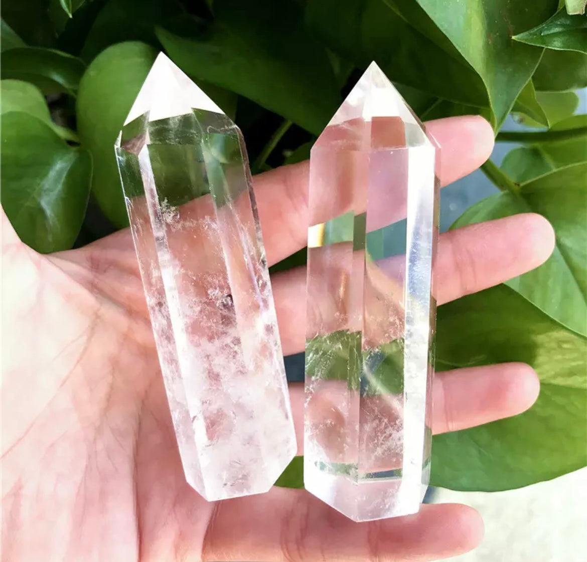 Natural Quartz Clear Crystal Tower