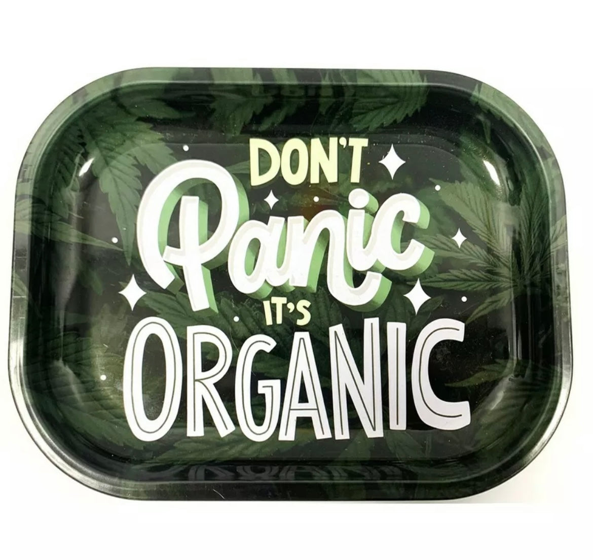 ‘Don’t Panic It’s Organic’ Rolling Tray