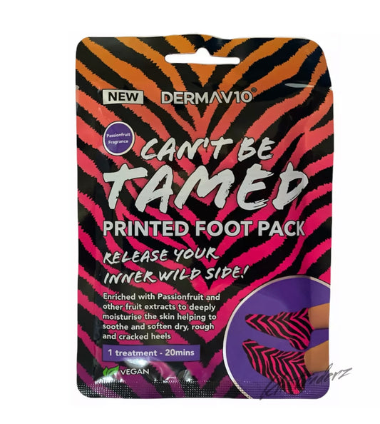 Derma V10 Can’t Be Tamed Printed Foot Pack