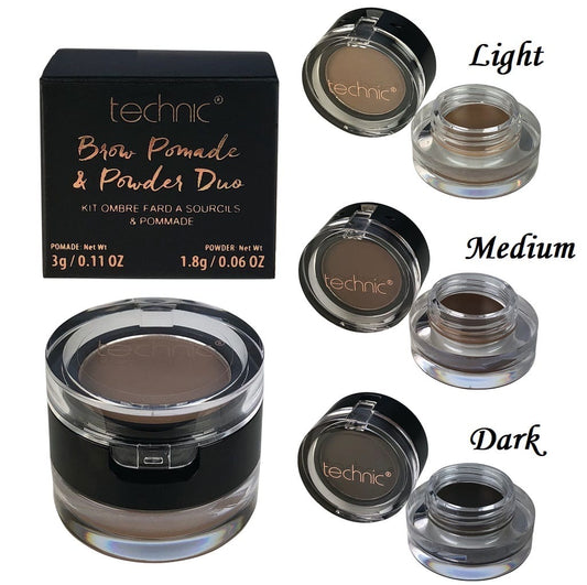 Technic Brow Pomade Eyebrow Gel & Powder Duo