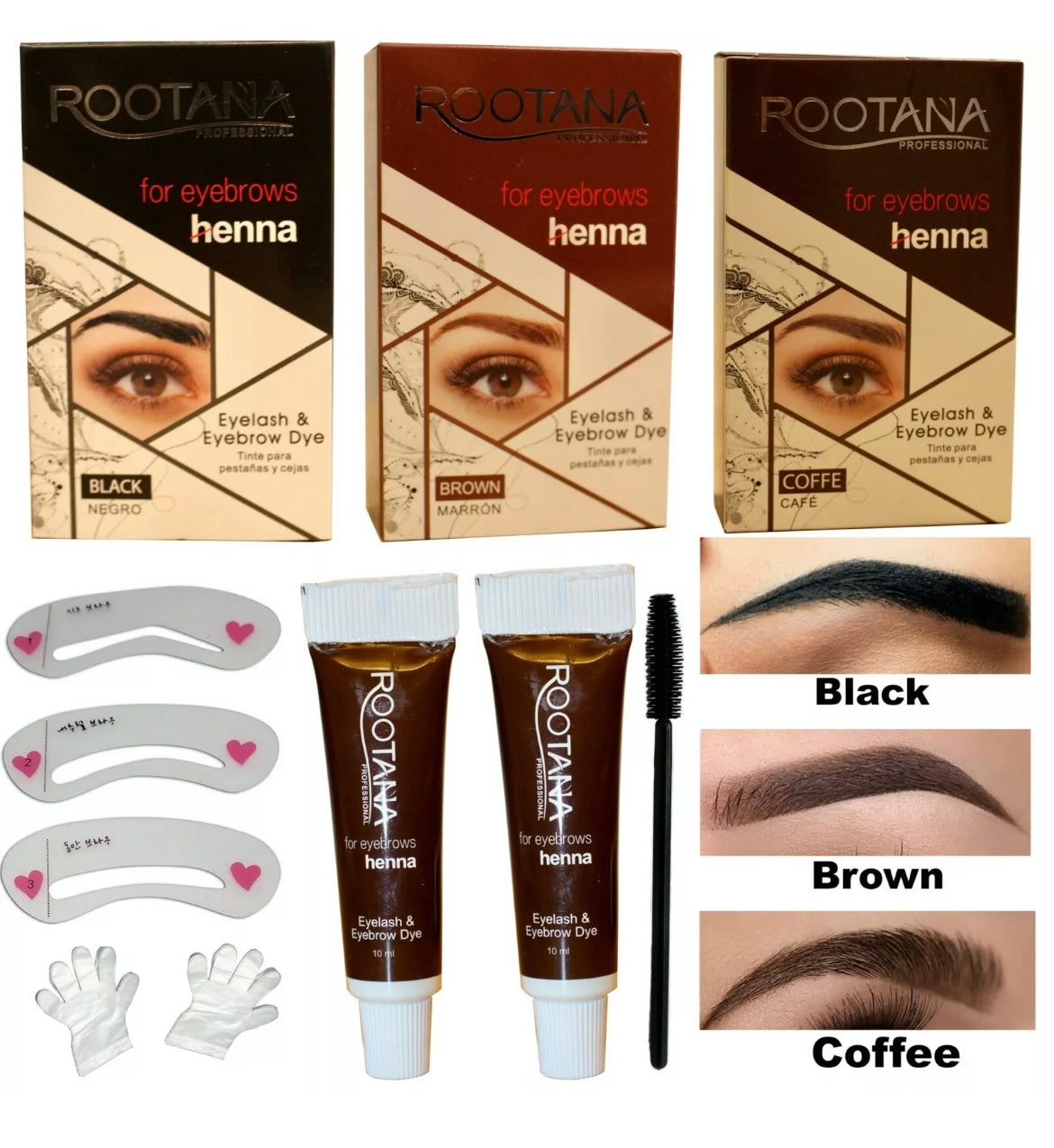 DIY Henna Eyebrow Kit